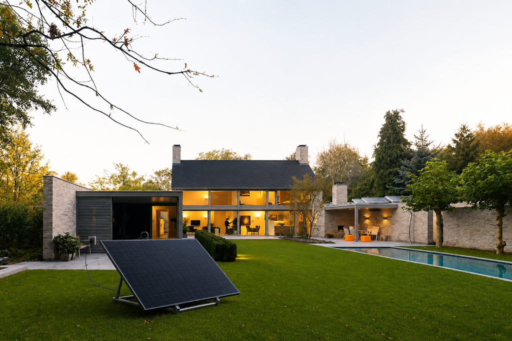 Kit Pannelli Fotovoltaici Plug&Play con staffe da balcone & Microinverter