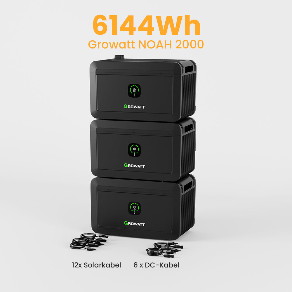 Growatt NOAH 2000 accumulo 6144Wh