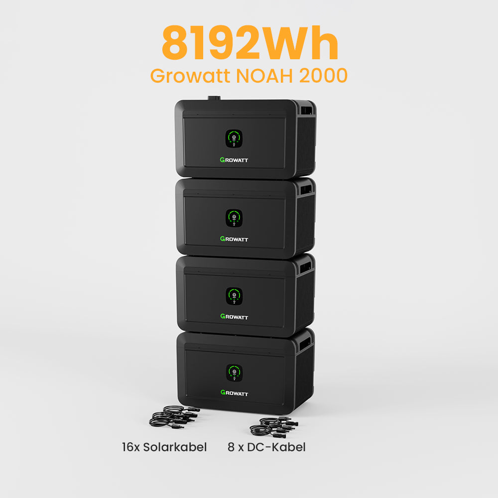 Growatt NOAH 2000 accumulo 8192Wh