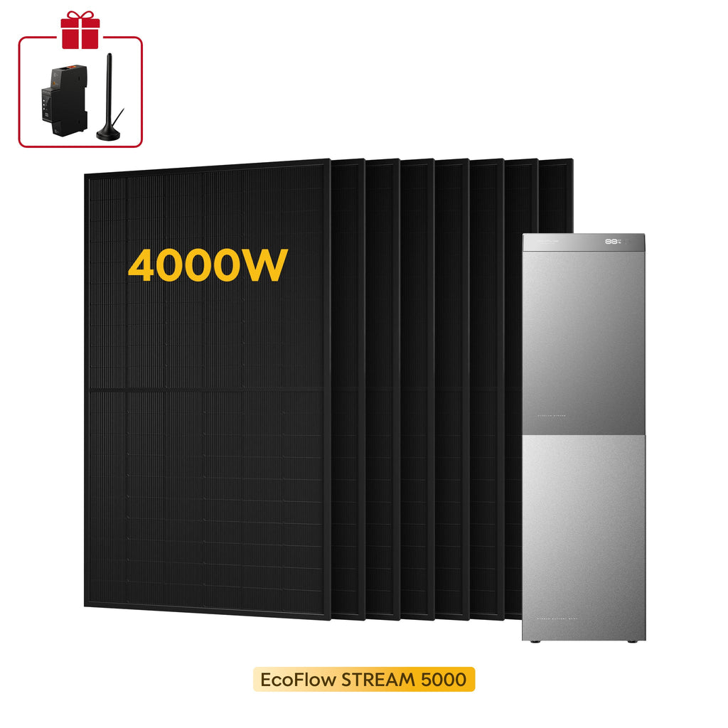 EcoFlow Stream 5000 con 8 pannelli 500W - 10kWh