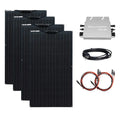 🎁 XINPUGUANG balcony Solar Panel complete kit 400W 200W power photovoltaic solar panels + 600W / 300w  inverter 230V system module (100% off)