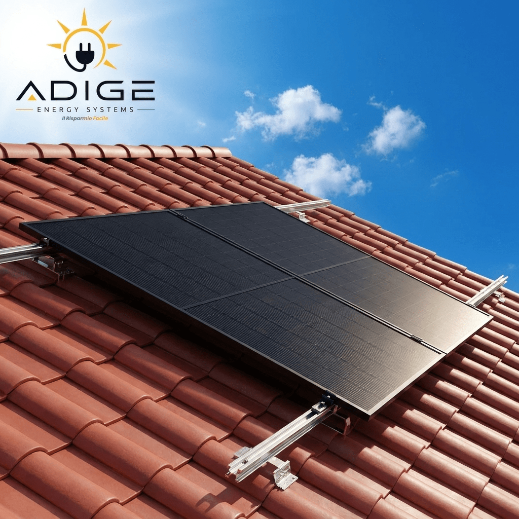 Kit Fischer per Montaggio su Tetto a Tegole - ADIGE ENERGY SYSTEMS
