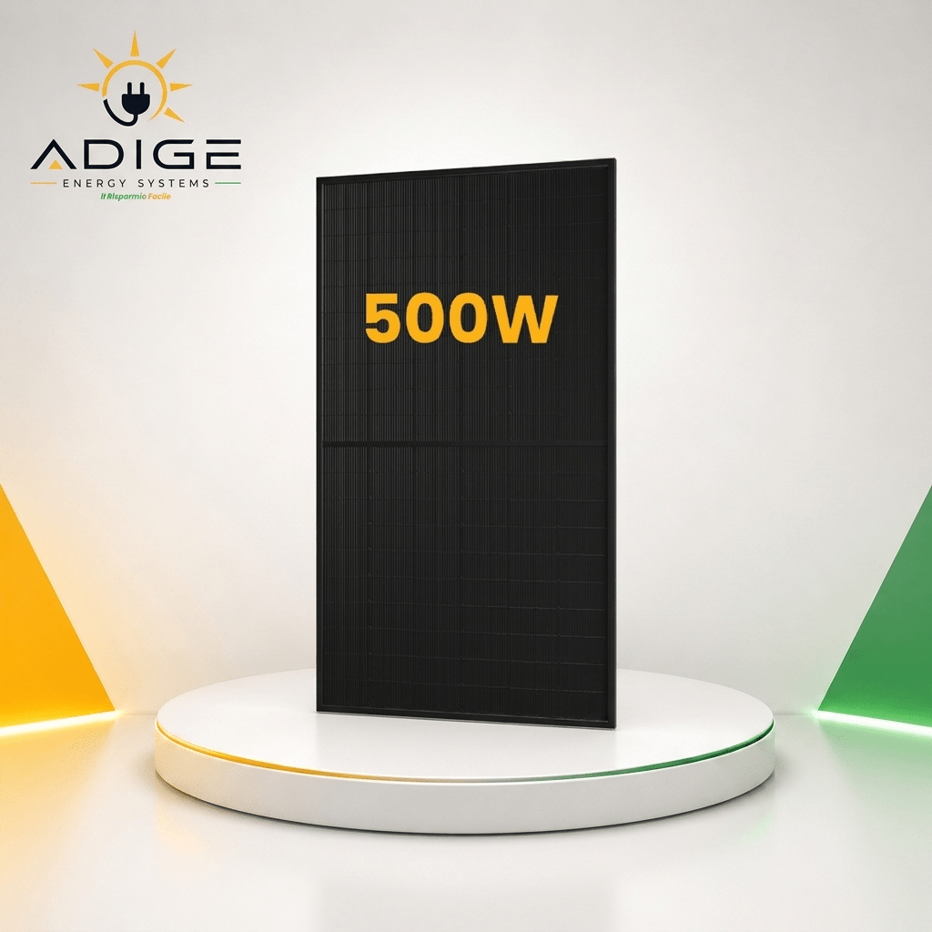 Pannello Solare Sunpro 500Wp Bifaciale Full Black - ADIGE ENERGY SYSTEMS