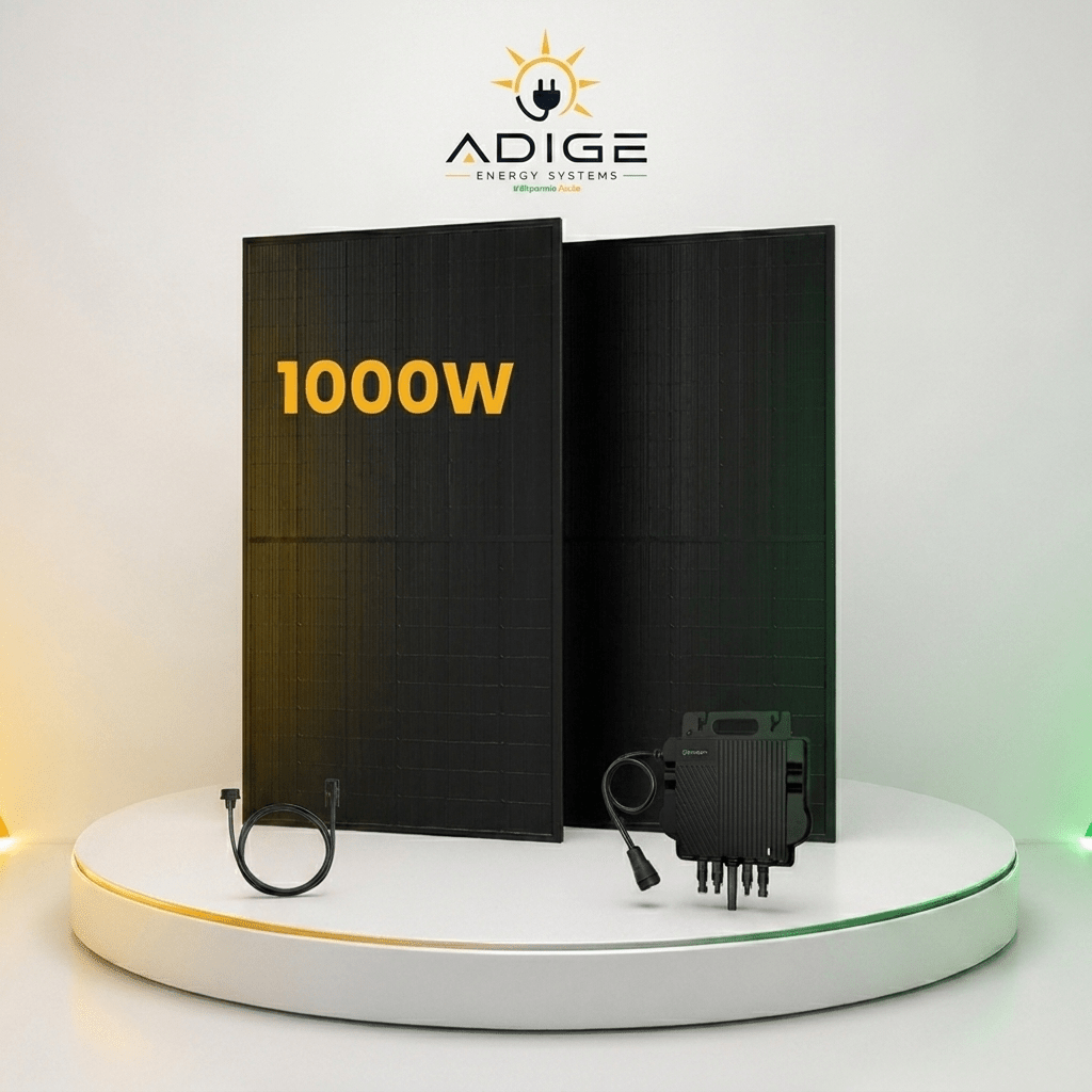 Kit Growatt 2 Pannelli 500W + Micro-Inverter NEO 800M-X - ADIGE ENERGY SYSTEMS