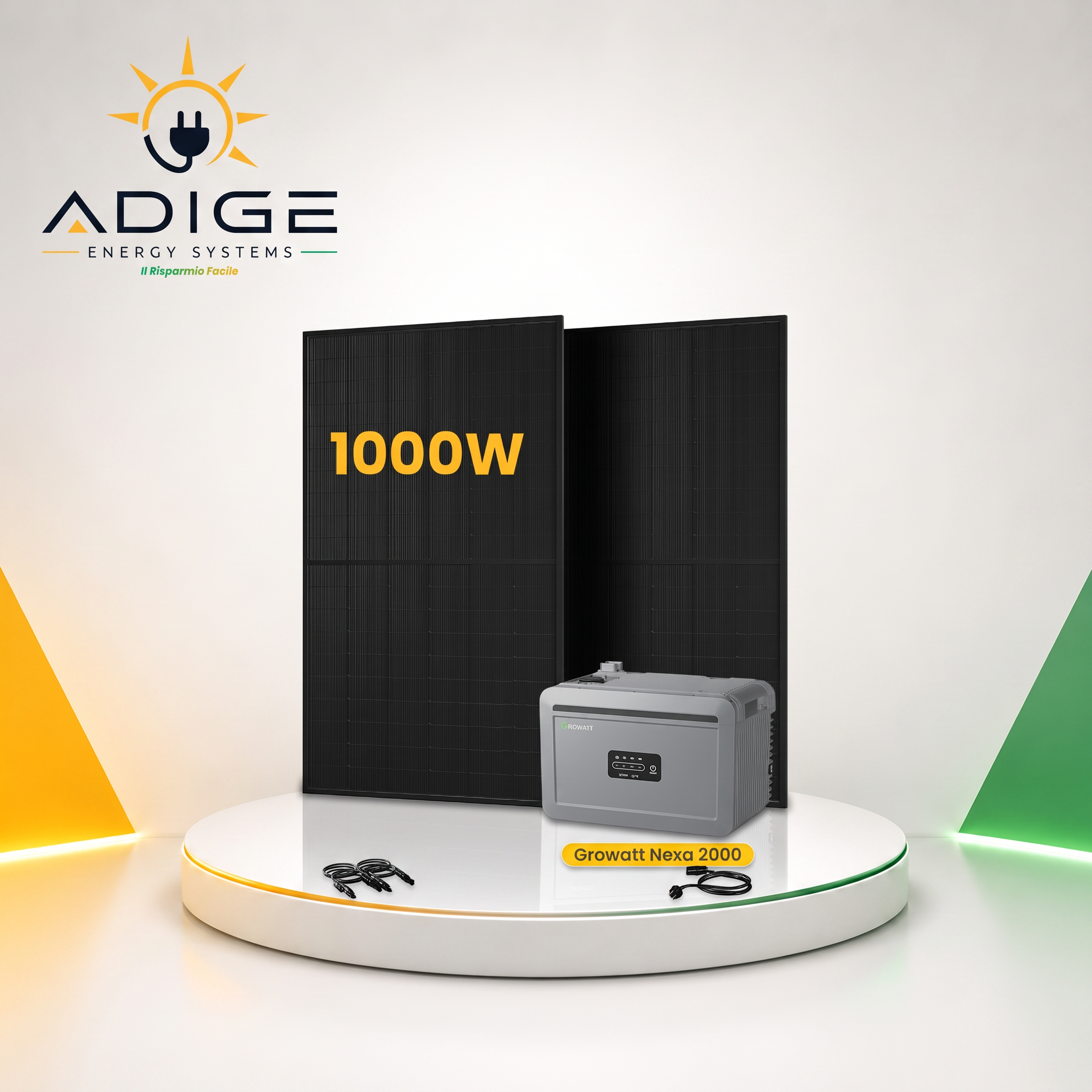 Growatt NEXA 2000 - Kit 1.000Wp con Accumulo All-in-One