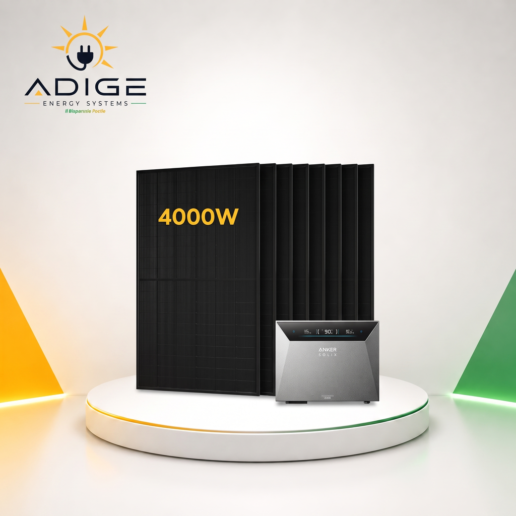 Anker SOLIX Solarbank 4 E5000 Pro - Kit 4.000Wp con Accumulo Espandibile